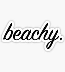beachy Sticker