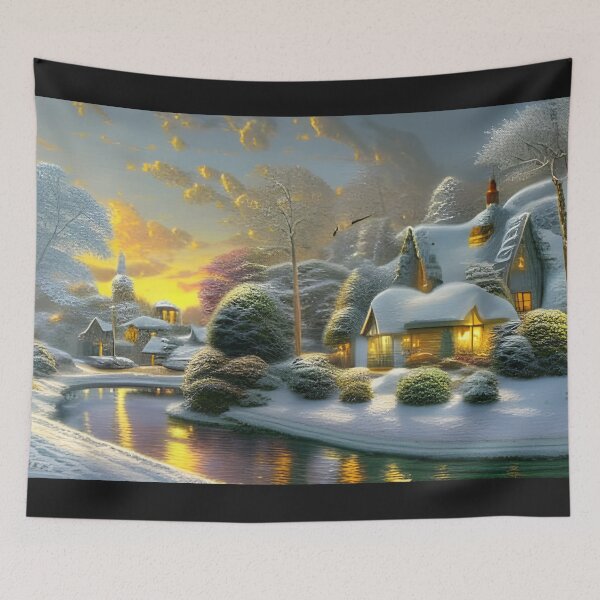 Artikelvorschau, Winter Landscape entworfen und verkauft von FineArtworld7.