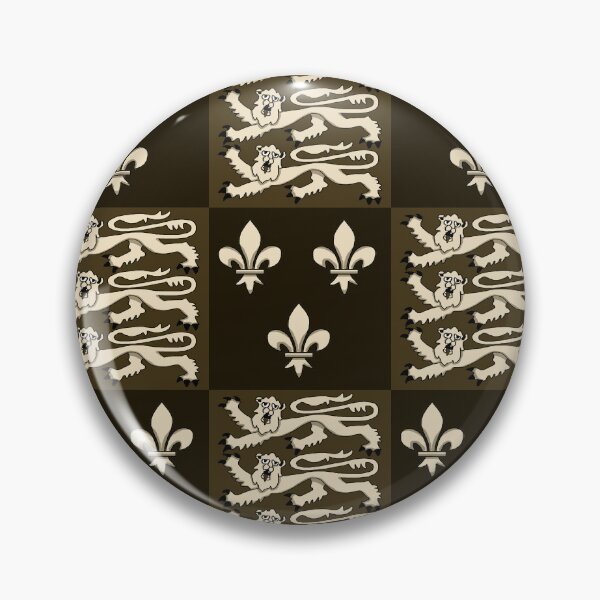 Item preview, Henry the fifth worn coat of arms faded yellow designed and sold by Hammered Time.