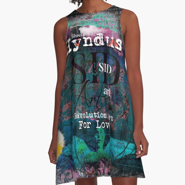 Bluetime by hyndussidart.com czech republic A-Line Dress
