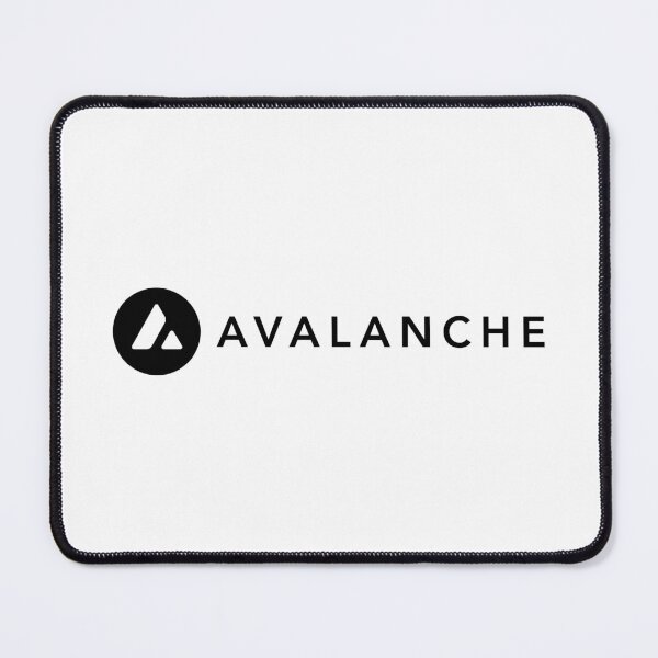 Item preview, Avalanche AVAX Crypto Altcoin - Clean Horizontal Black Logo designed and sold by CryptoMoods.