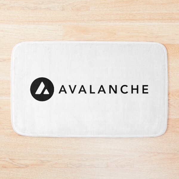 Item preview, Avalanche AVAX Crypto Altcoin - Clean Horizontal Black Logo designed and sold by CryptoMoods.