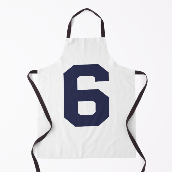 Item preview, Number 6, Marine blue six, Sports number 6 designed and sold by TheCultStuff.