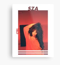 SZA Metal Print