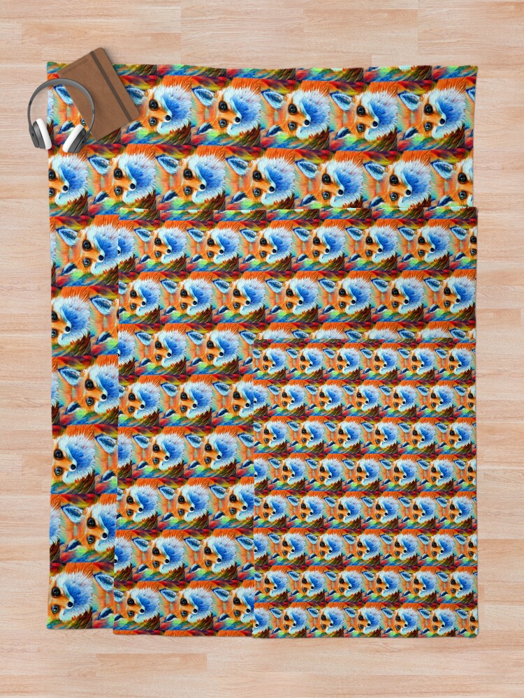 Thumbnail 5 of 6, Throw Blanket, Fox 16 designed and sold by ChrisButler.