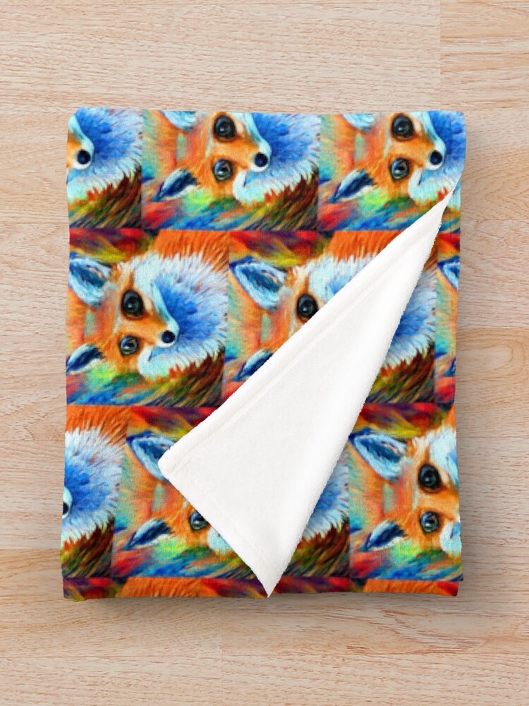 Thumbnail 3 of 6, Throw Blanket, Fox 16 designed and sold by ChrisButler.