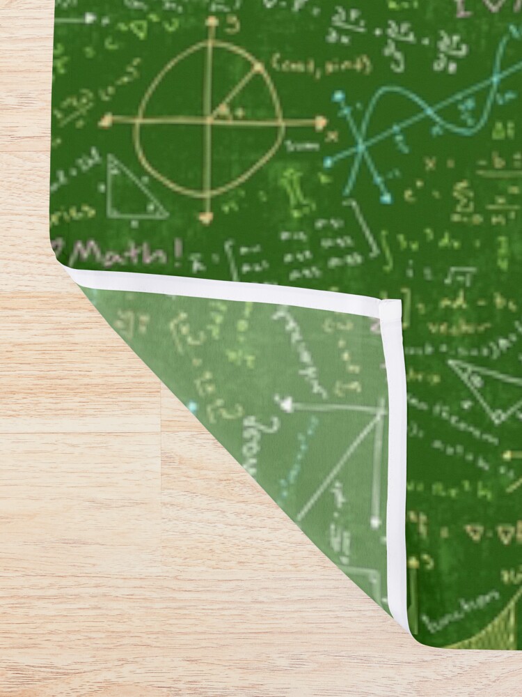 Alternate view of Math Lessons Shower Curtain