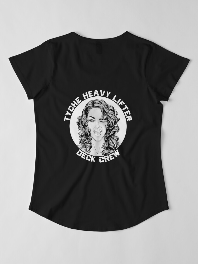 Alternate view of Tyche Deck Crew Chic Premium Scoop T-Shirt