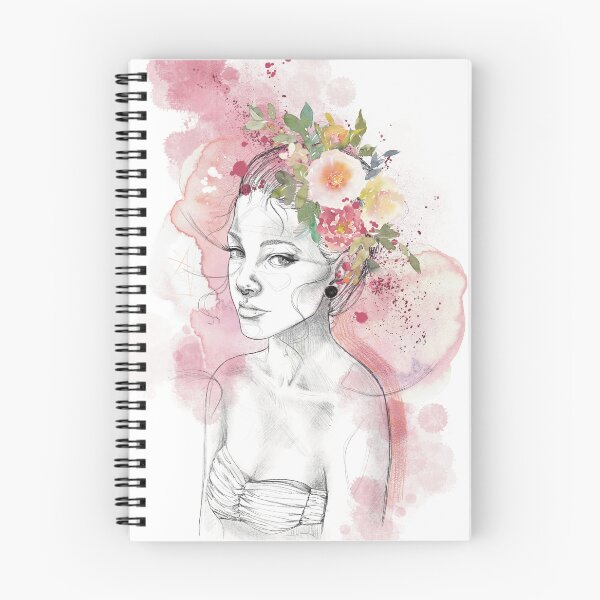 Artikelvorschau, Watercolor Portrait | Flower Edition entworfen und verkauft von Jennifer Maier.