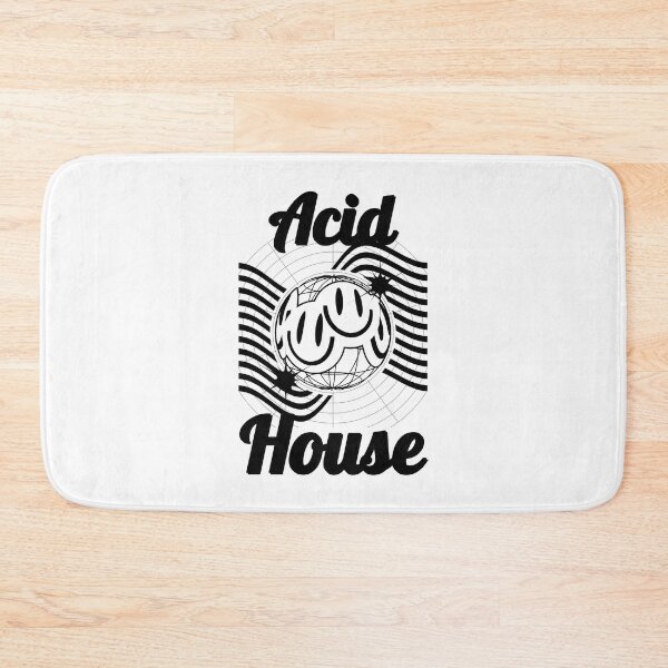 Aperçu de l'œuvre ACID HOUSE - Globe (Noir) créée et vendue par Discothreadz.