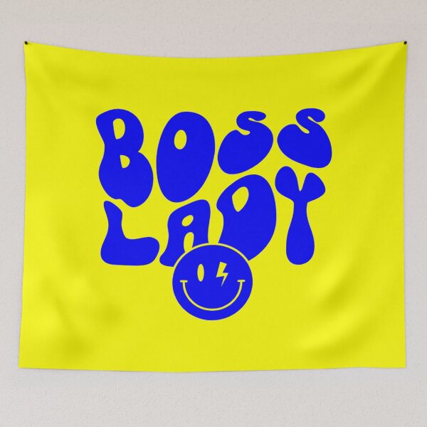 Item preview, Boss Lady (Blue) designed and sold by Summer-Winter.