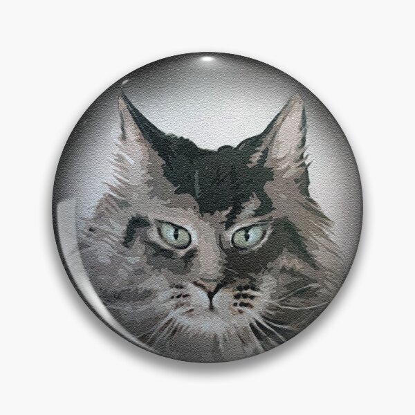 Item preview, Furious Cat /displeased cat/ gato enojado designed and sold by l-art-a-titi.