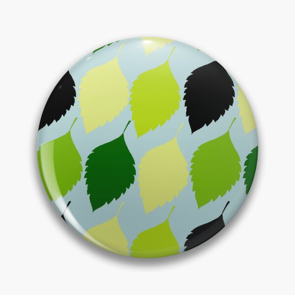 Item preview, seamless green leaf pattern designed and sold by Trilala.