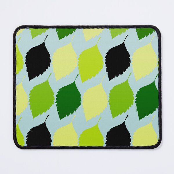 Item preview, seamless green leaf pattern designed and sold by Trilala.