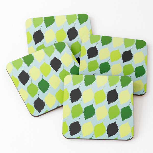 Item preview, seamless green leaf pattern designed and sold by Trilala.