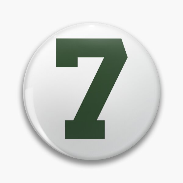 Item preview, Number 7, Dark green one, Sports number 7 designed and sold by TheCultStuff.