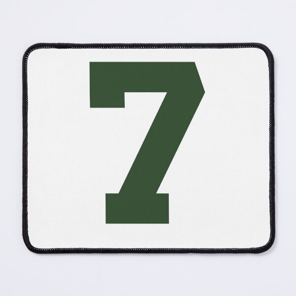 Item preview, Number 7, Dark green one, Sports number 7 designed and sold by TheCultStuff.