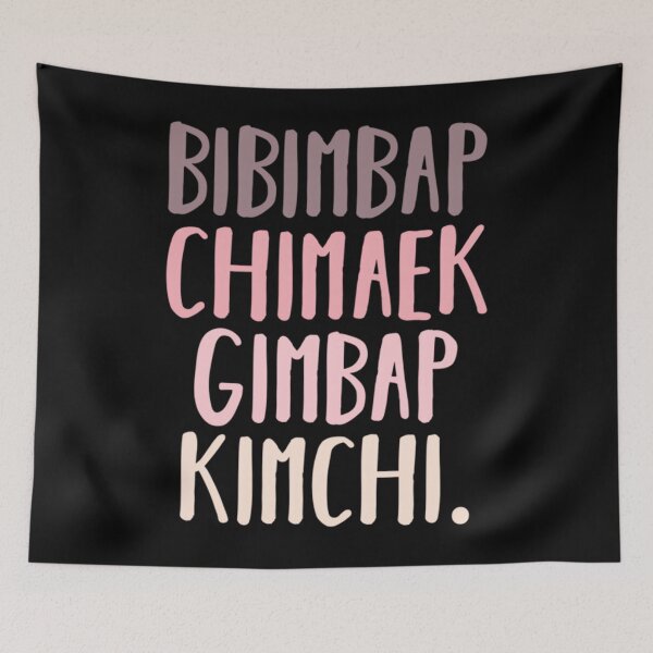 Item preview,  of Bibibambap chimaek gimbap kimchi  designed and sold by lahtiasokanu.