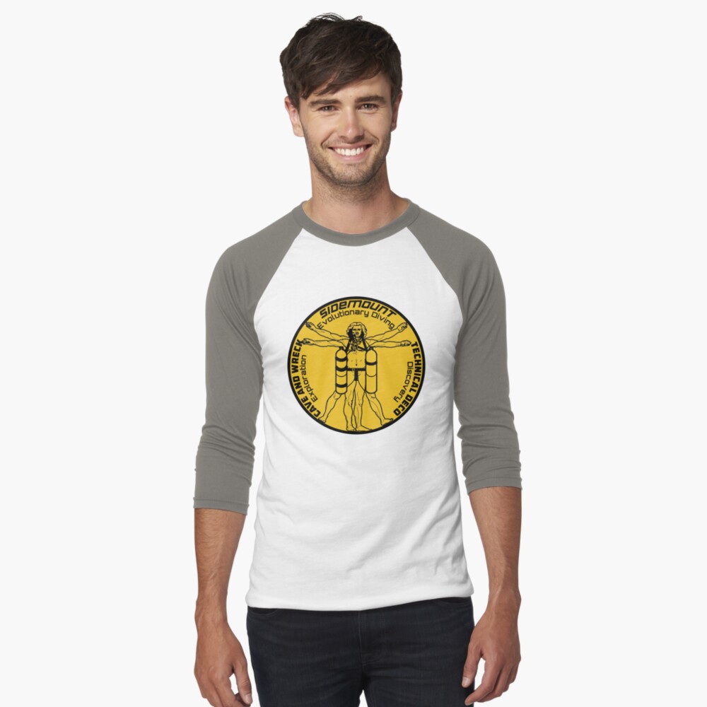 Item preview, Baseball ¾ Sleeve T-Shirt designed and sold by andydavistech.