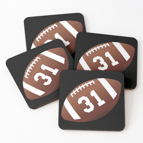 Item preview, American football ball number 31, thirty one designed and sold by TheCultStuff.