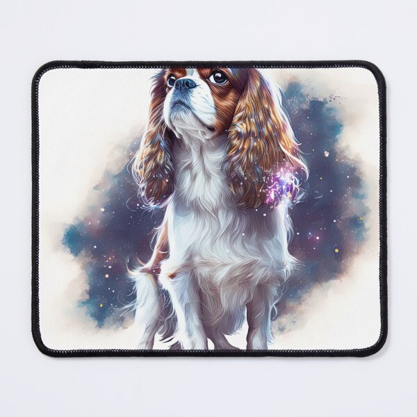 Item preview, cavalier king charles spaniel in space designed and sold by Jenslemmens.