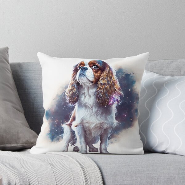Item preview, cavalier king charles spaniel in space designed and sold by Jenslemmens.