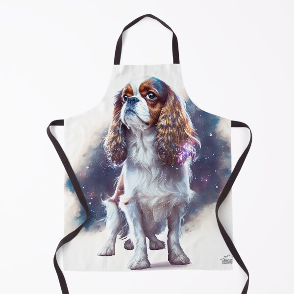 Item preview, cavalier king charles spaniel in space designed and sold by Jenslemmens.