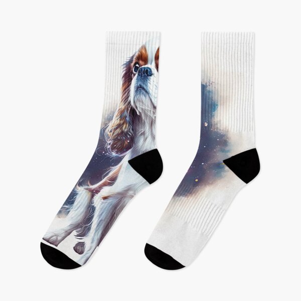 Item preview, cavalier king charles spaniel in space designed and sold by Jenslemmens.