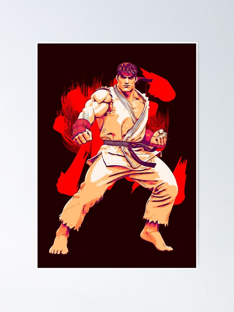 Street Fighter - Ryu Victory Stance | Art Board Print
