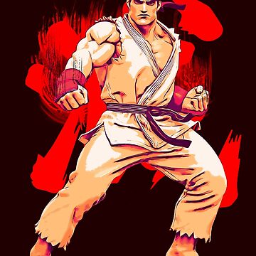 street fighter ryu fan art by me  Greeting Card for Sale by KIRART