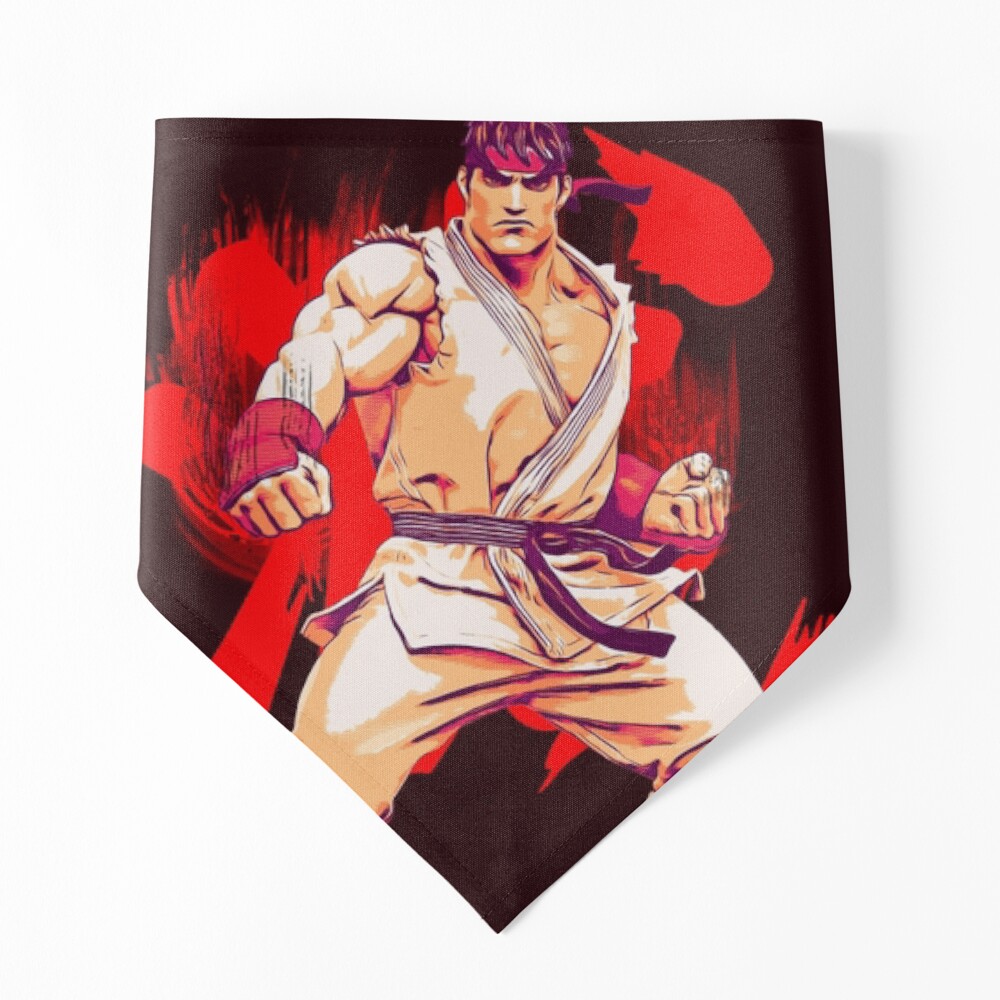 street fighter ryu character fan art by me  Scarf for Sale by KIRART