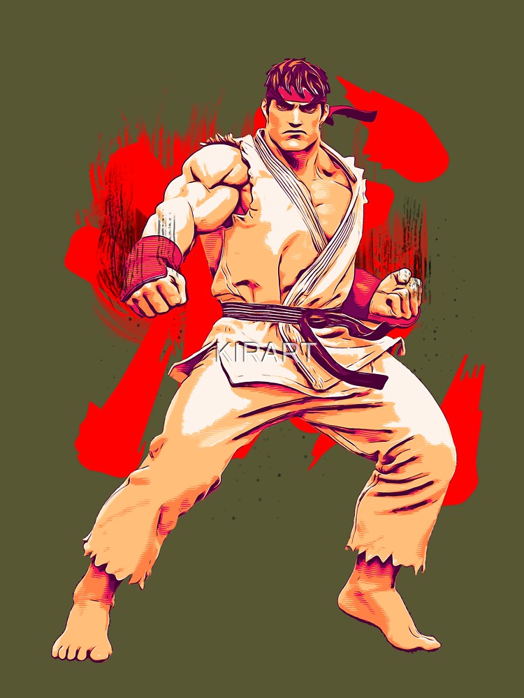 Ryu Street Fighter Design (1) Poster for Sale by GilliamPoundC