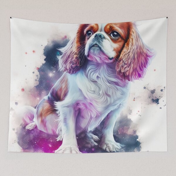 Item preview, cavalier king charles spaniel paint designed and sold by Jenslemmens.