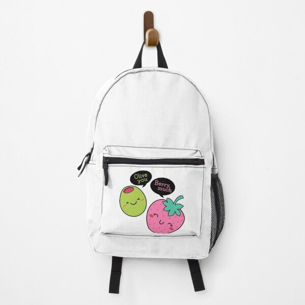 Item preview, Olive you berry much Cute olive and strawberry cartoon designed and sold by yassineddy.