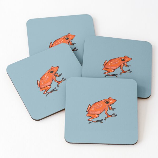 Item preview, Red strawberry poison dart frog designed and sold by Azaswi.