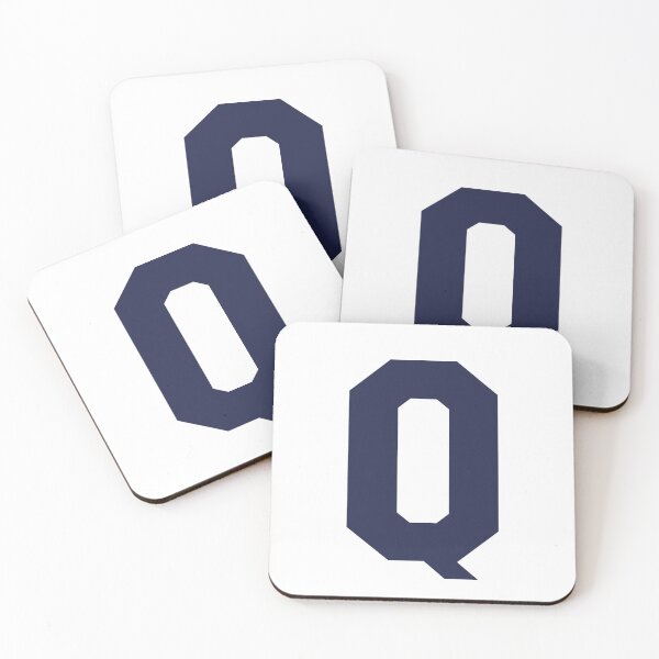 Item preview, Alphabet, Marine Blue Q, Sports letter Q designed and sold by TheCultStuff.