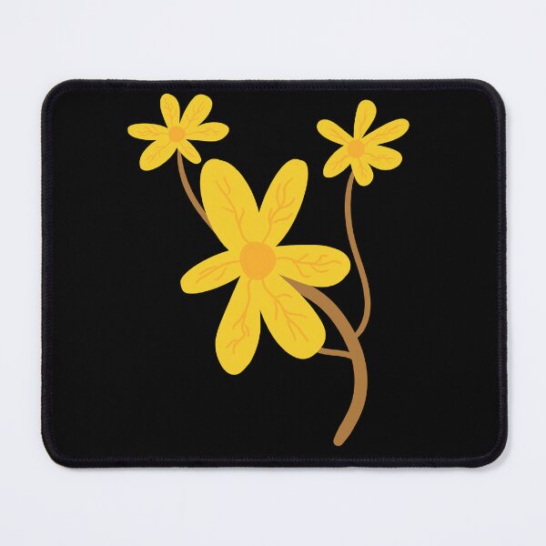 Item preview, Three yellow flowers illustration, Forsythia, Patel flower  designed and sold by Cosmos726.