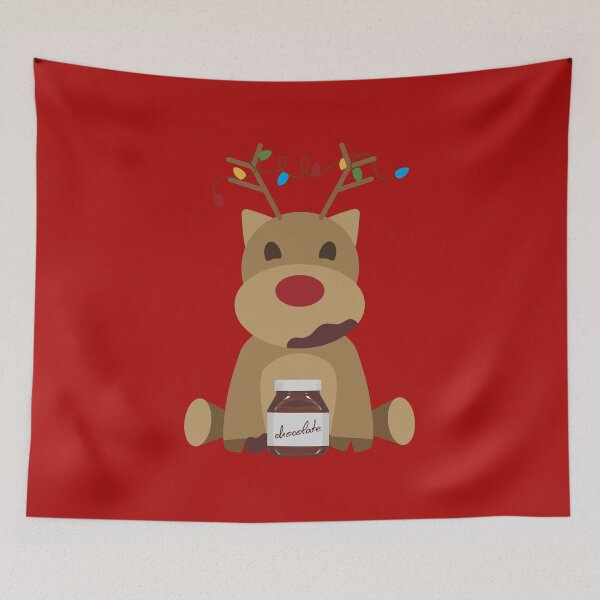 Item preview, Reindeer eating chocolate. designed and sold by rawlex.