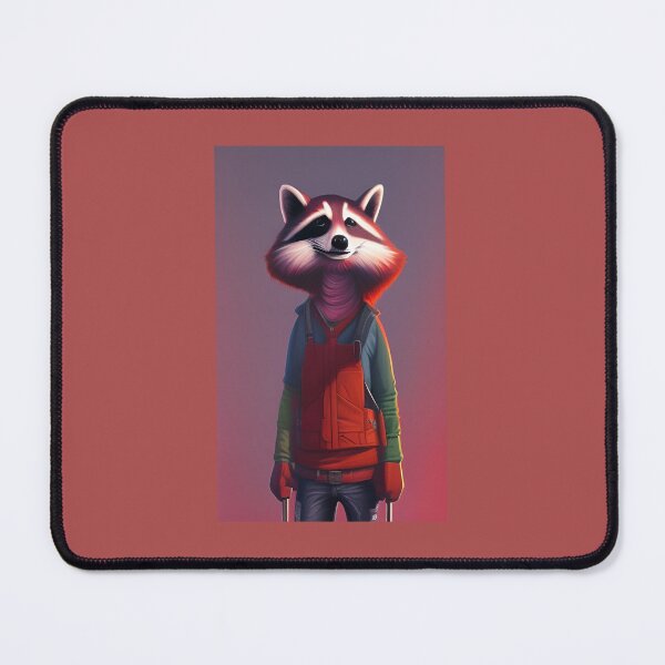 Item preview, Raccoon in Overalls designed and sold by abidance.