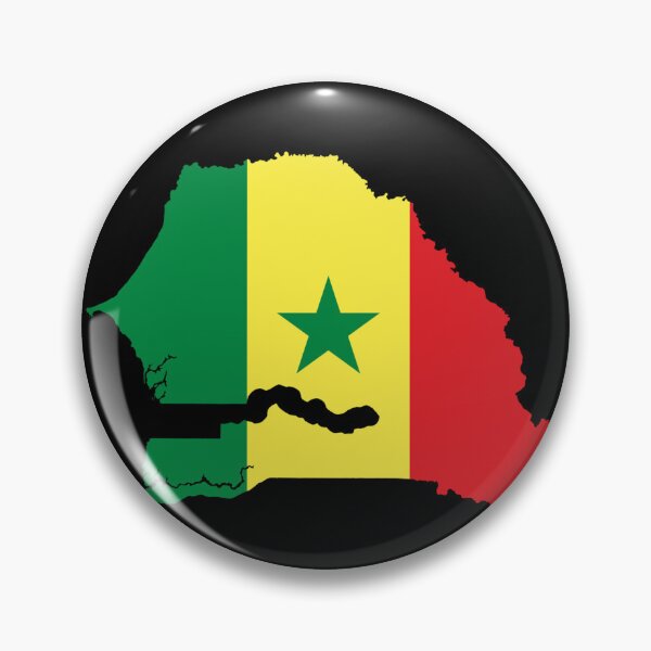 Item preview, Senegal Flag Map designed and sold by Deasdw1.