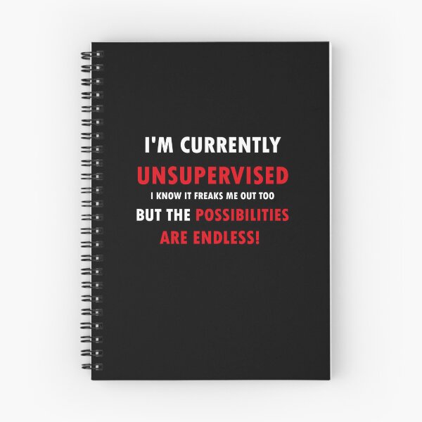 Item preview, I'm Currently Unsupervised Funny T-Shirt PS_0111W Fun Gift T-Shirt Funny Humor T Shirts designed and sold by midodesign20.