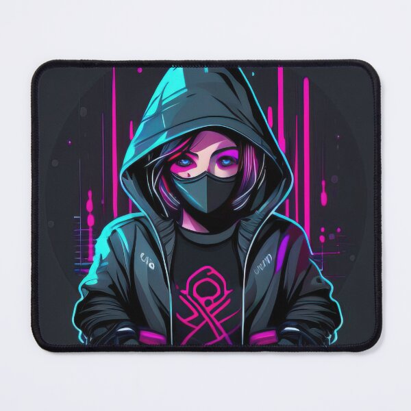 Item preview, Cyberpunk graffiti hacker girl art designed and sold by RK - Shop.