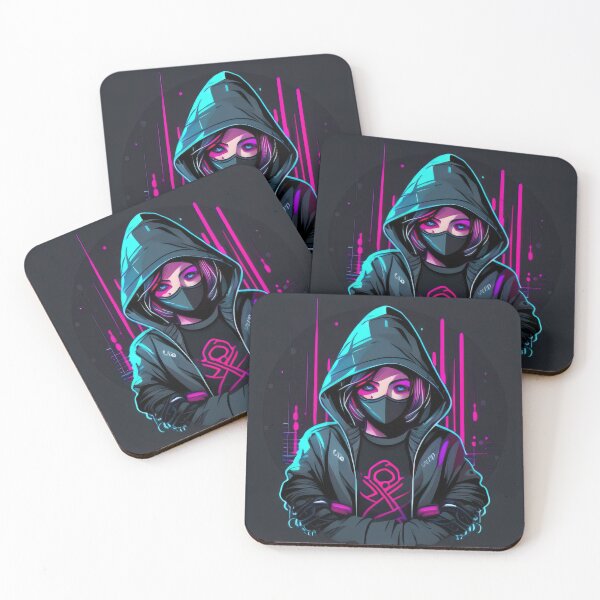 Item preview, Cyberpunk graffiti hacker girl art designed and sold by RK - Shop.