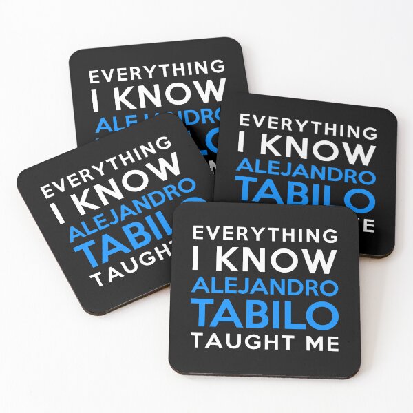 Item preview, Alejandro Tabilo - Everything i know designed and sold by 2Girls1Shirt.