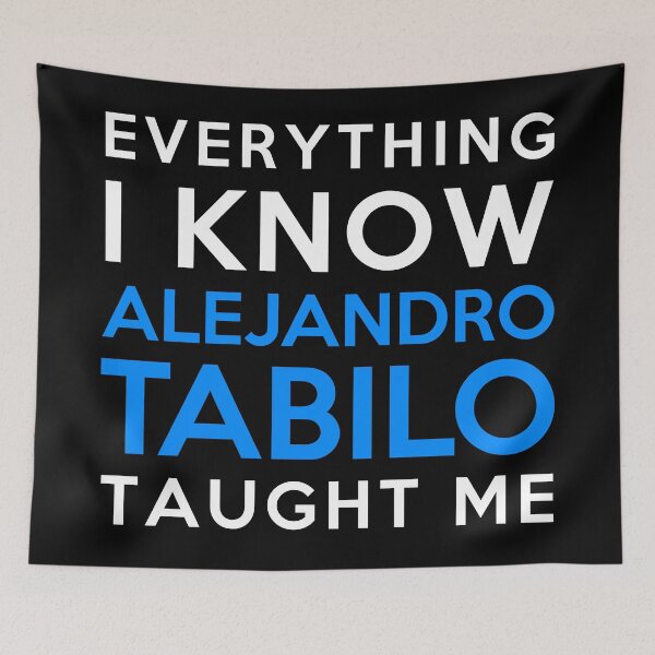 Item preview, Alejandro Tabilo - Everything i know designed and sold by 2Girls1Shirt.