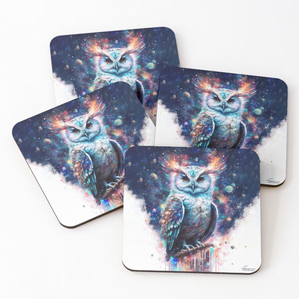 Item preview, owl in space designed and sold by Jenslemmens.