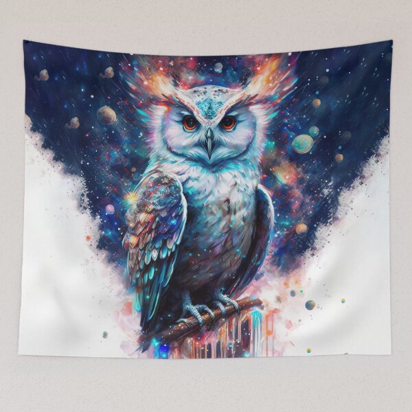Item preview, owl in space designed and sold by Jenslemmens.