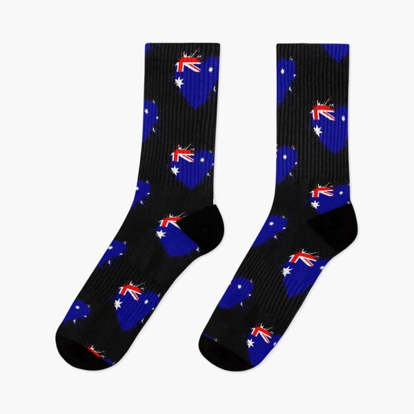 Item preview, Australia Heart Flag designed and sold by 1681830934131.