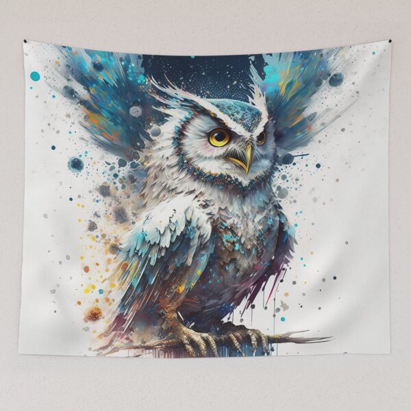 Item preview, owl in space designed and sold by Jenslemmens.