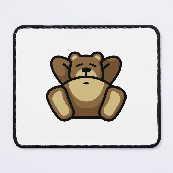 Item preview, Lazy Brown Bear | White designed and sold by Teenker.